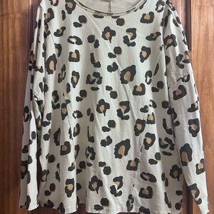 Easel Beige Knit Top